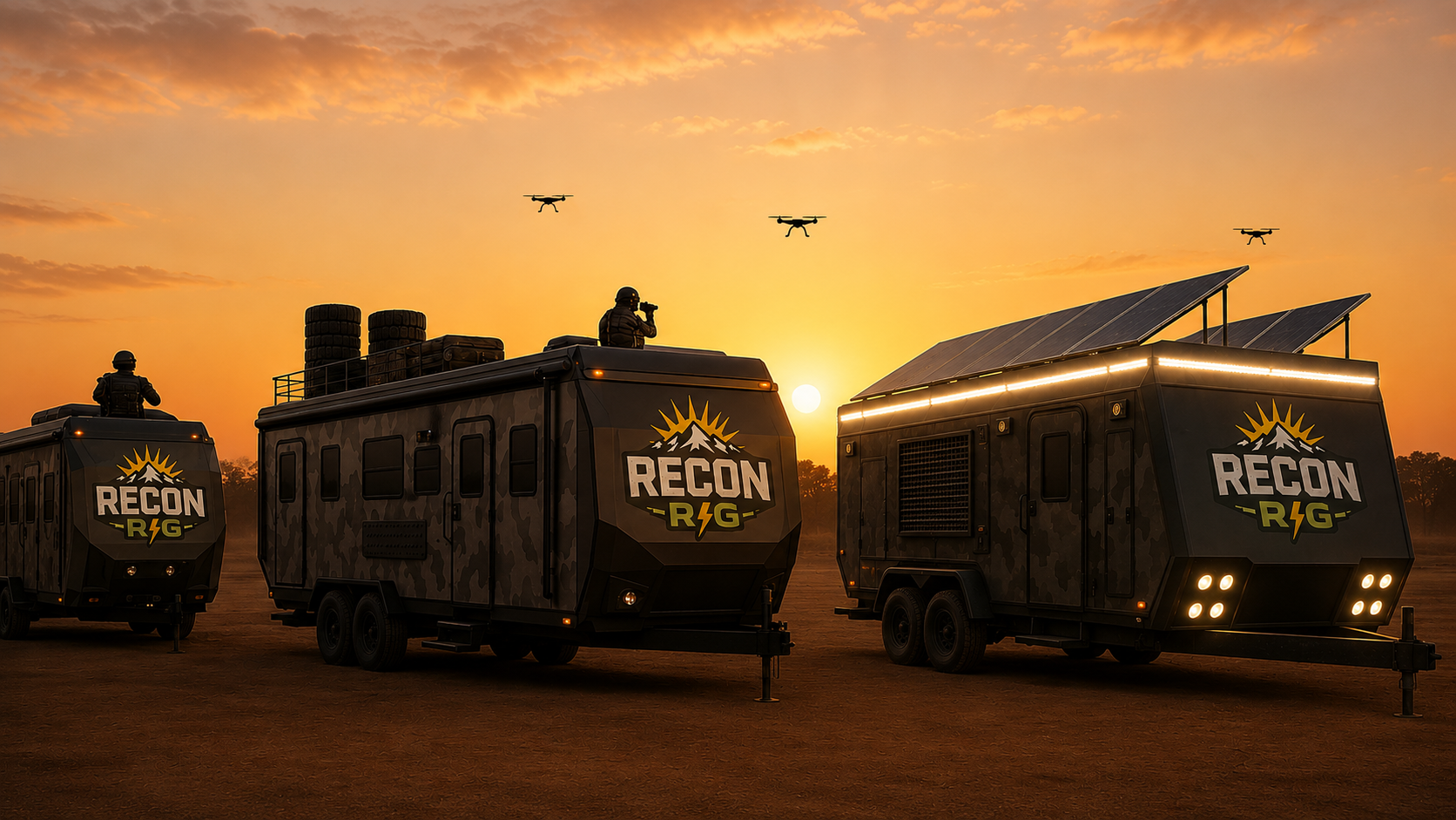 Recon Rig off-road mobile infrastructure platform in the mountains